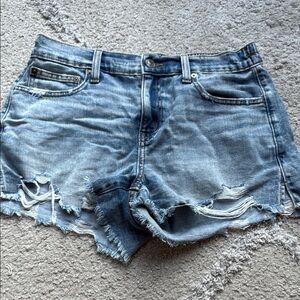 Denim Distressed Women Shorts